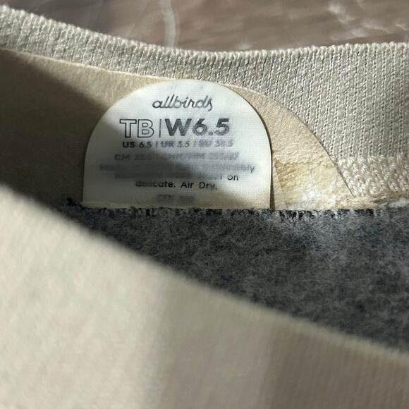 Allbirds Tree Breezers Women’s Comfort Casual Slip-On Flats Shoes Size 6.5 Beige - Picture 8 of 8